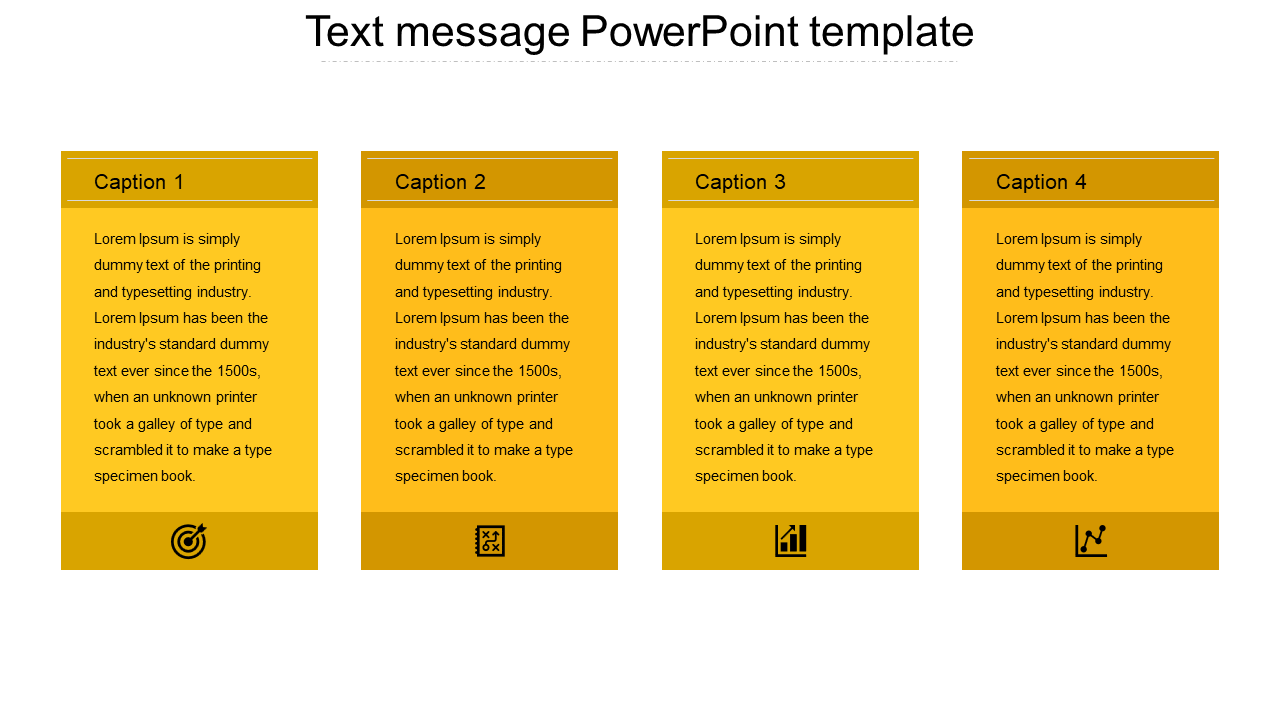Free - Get Text Message PowerPoint Template Presentation Slides